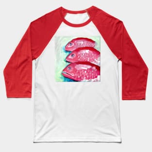 Red Snapper Baseball T-Shirt